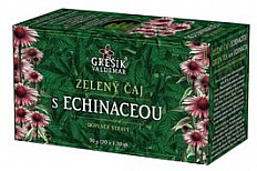 GREŠÍK Zelený čaj s echinaceou 20 sáčků