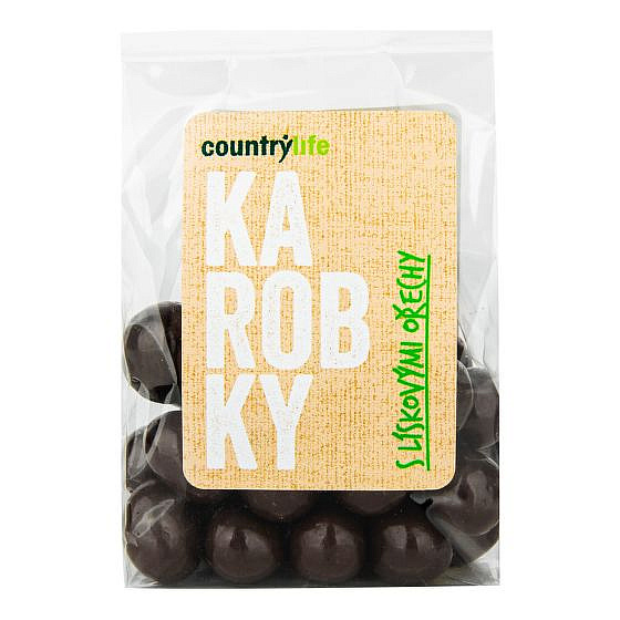 COUNTRY LIFE Karobky s lískovými ořechy 100g