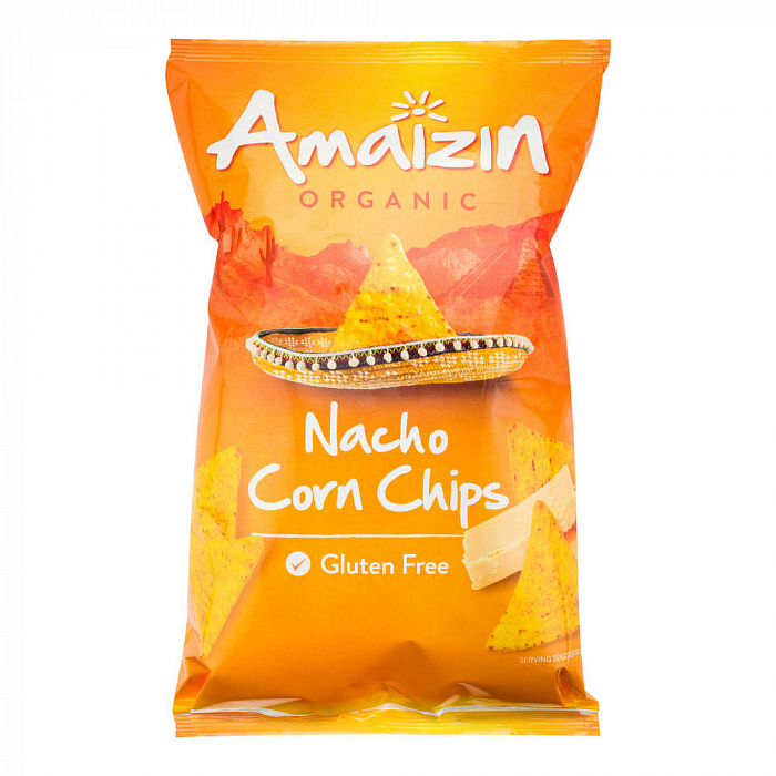 AMAIZIN ORGANIC Chipsy kukuřičné nacho 150g