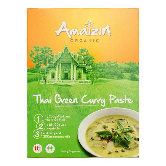 AMAIZIN ORGANIC Pasta - Thajské zelené kari 80g