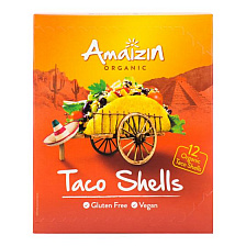 AMAIZIN ORGANIC Tortilly kukuřičné Taco shells 150g