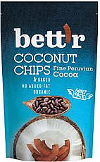 BETT'R BIO Kokosové chipsy s kakaem 70g
