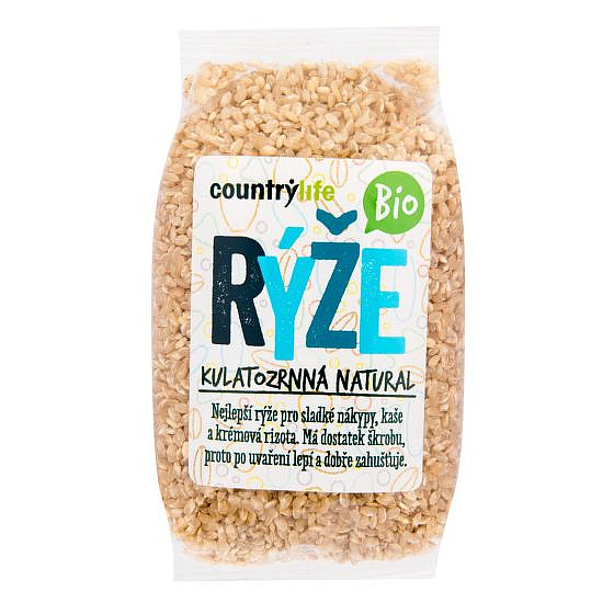 COUNTRY LIFE BIO Rýže kulatozrnná natural 500g