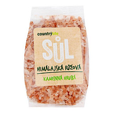 COUNTRY LIFE Sůl himálajská růžová hrubá 500g