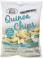 EAT REAL Quinoa chipsy smetana a pažitka 30g