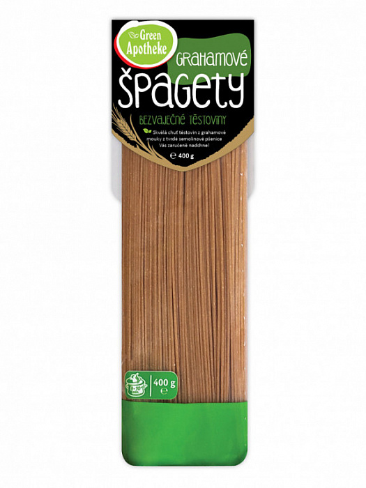 GREEN APOTHEKE Špagety grahamové 400g