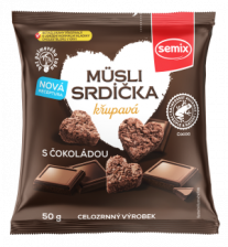 SEMIX Müsli srdíčka s čokoládou 50g