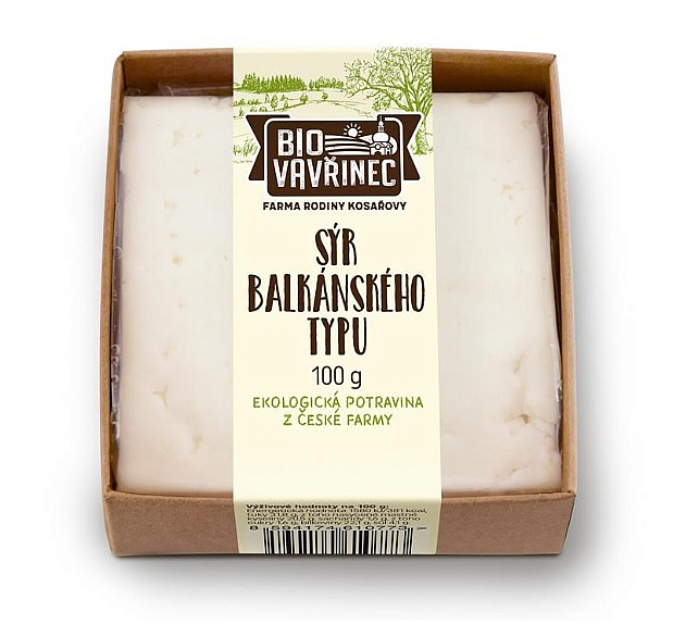 BIO VAVŘINEC Balkánský sýr 120g