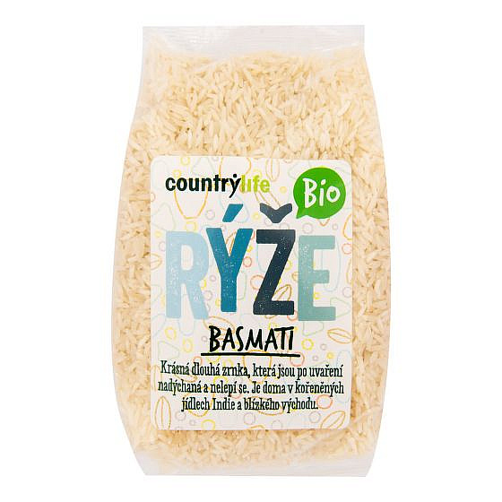 COUNTRY LIFE BIO Rýže basmati 500g