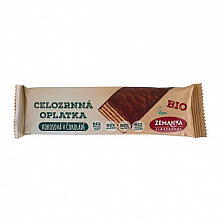 ZEMANKA BIO BZL Celozrnná oplatka kokosová v čokoládě 40g