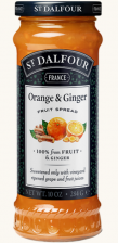 ST. DALFOUR Džem ovocný pomeranč a zázvor 284g