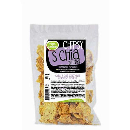 GREEN APOTHEKE Chipsy s chia semínky 100g